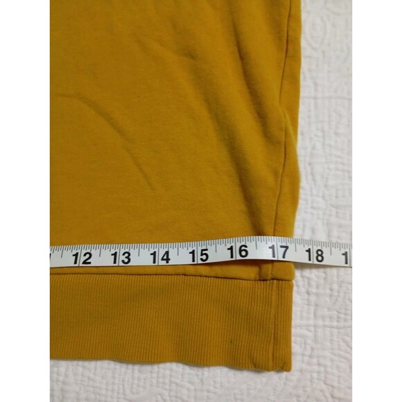 Denim & Flower Sweater Men And Women's Size S mustard color - Picture 11 of 12